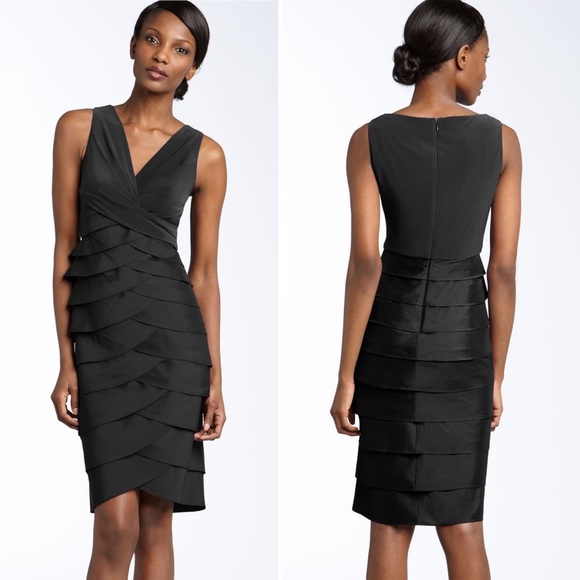 Adrianna Papell Dresses & Skirts - Adrianna Papell Jersey & Taffeta Sheath Dress